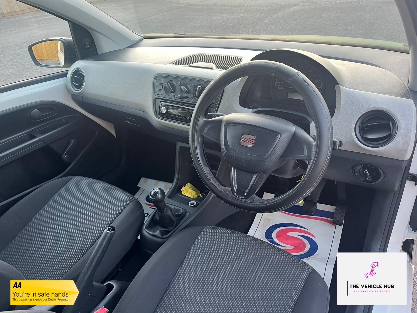 SEAT Mii 1.0 12v S AC Hatchback 3dr Petrol Manual Euro 5 (60 ps)