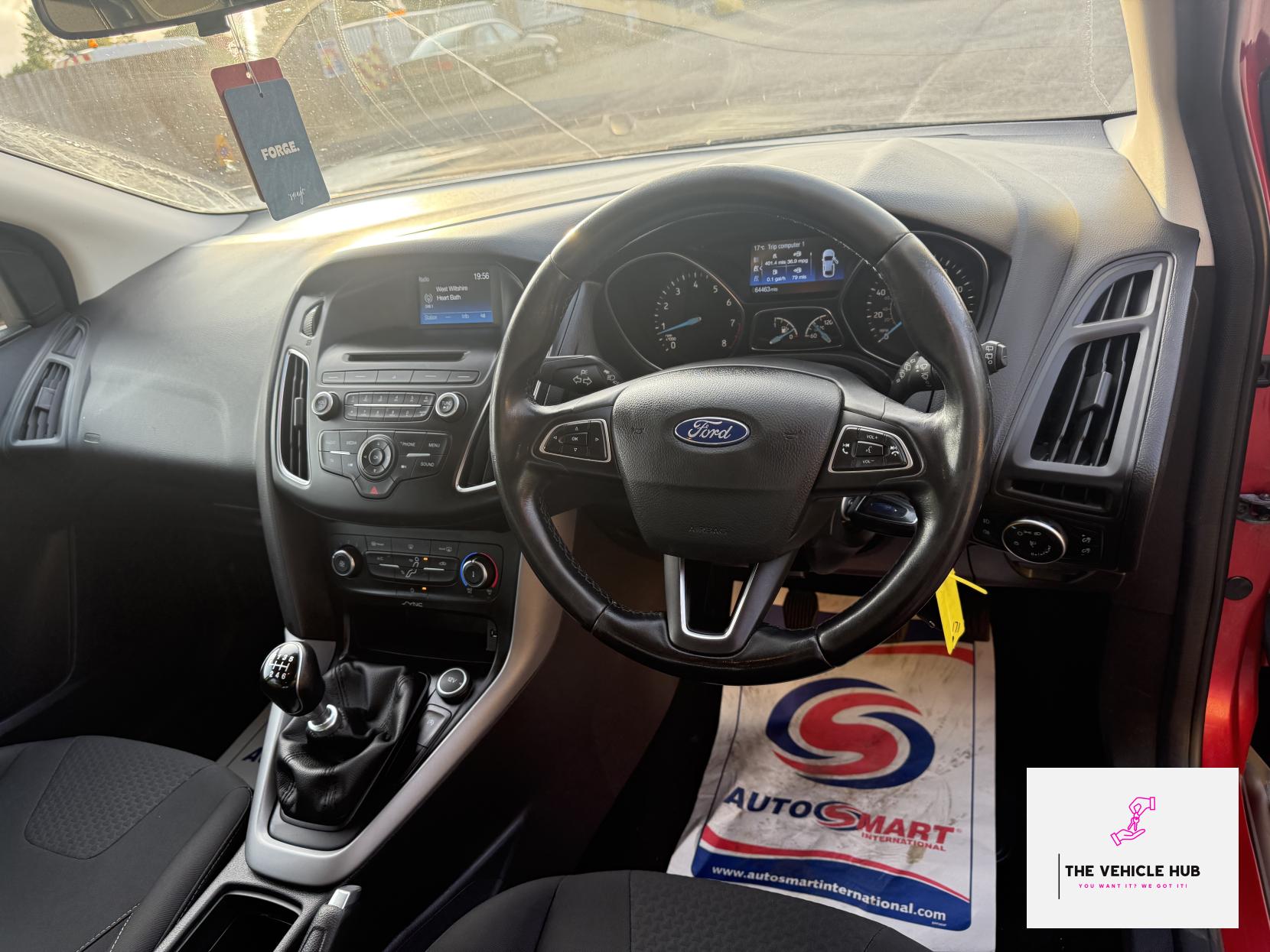 Ford Focus 1.0T EcoBoost Zetec Hatchback 5dr Petrol Manual Euro 6 (s/s) (125 ps)